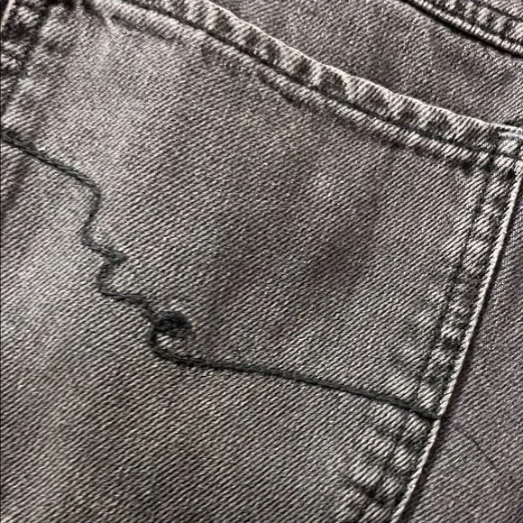 Free People Aster Women's Black Straight Leg Jeans - Picture 6 of 10